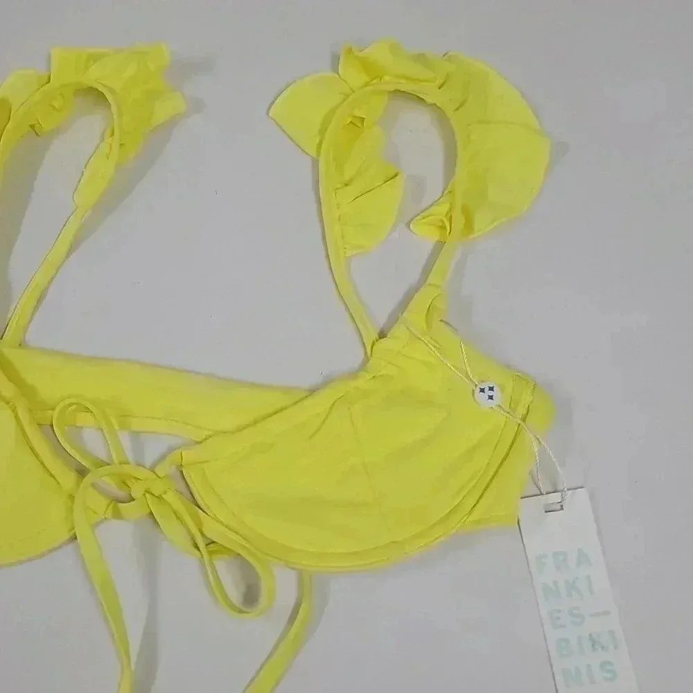 NWT FRANKIES BIKINIS Birdie Top